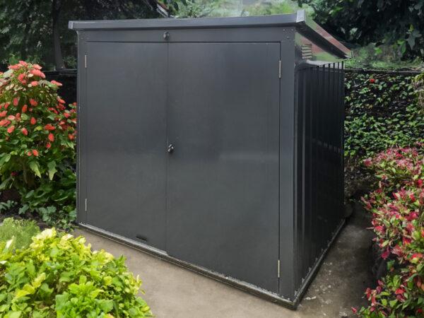 The two bin store for wheelie bins