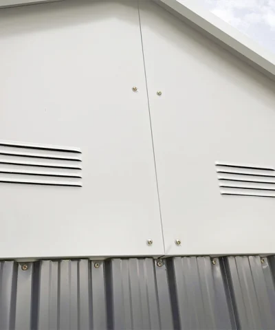 the vents on the shed