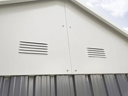 the vents on the shed