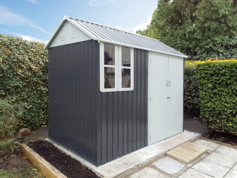 The 8ft x 6ft Steel Cottage Shed