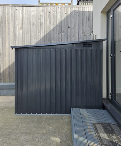 The side view of the Bike Shed from Sheds Direct Ireland