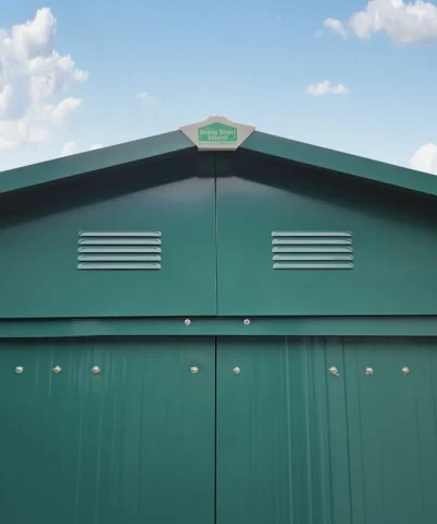 The vents on the 10ft x 10ft classic shed