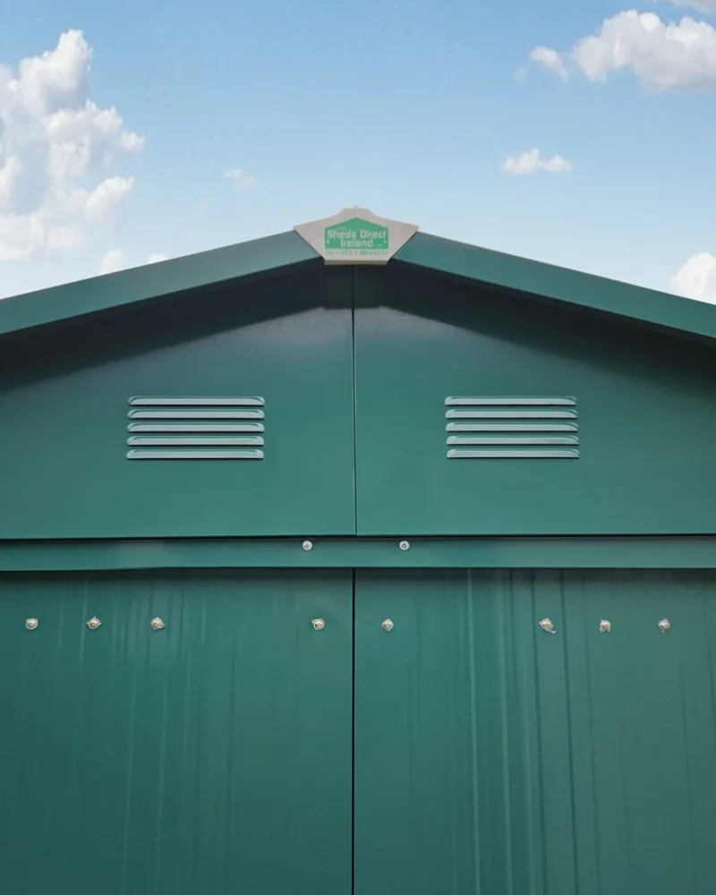 The vents on the 10ft x 10ft classic shed