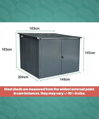 Steel Bike Shed Dimensions