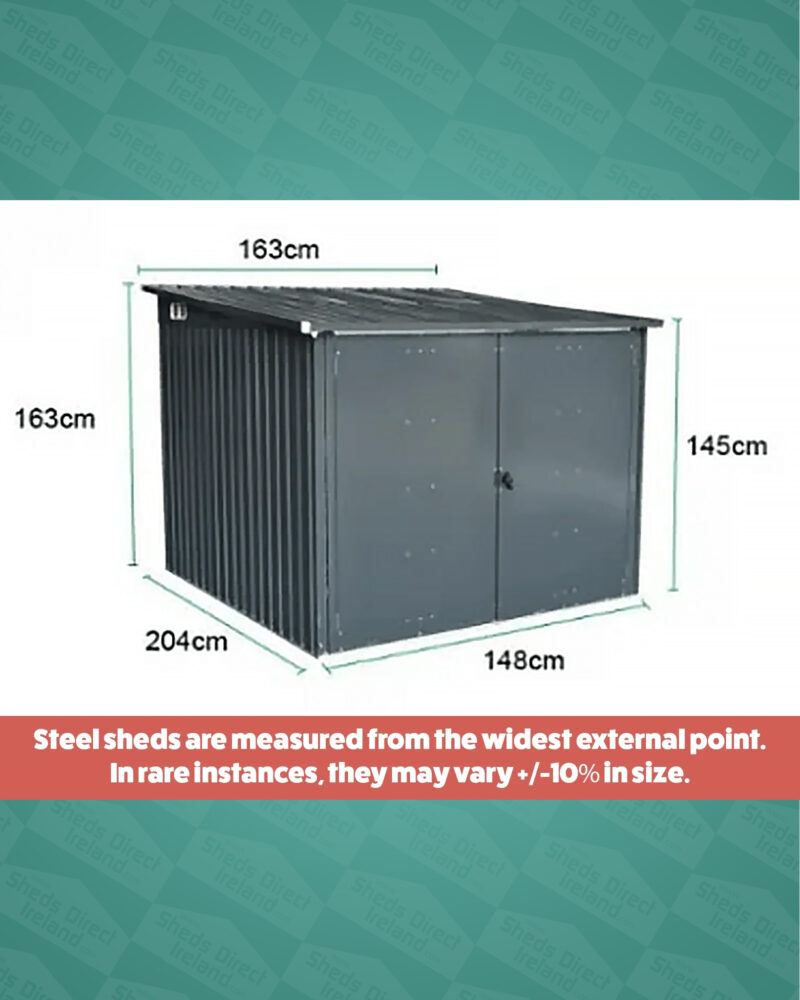 Steel Bike Shed Dimensions