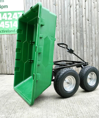 250L tip cart with the bucket tipped