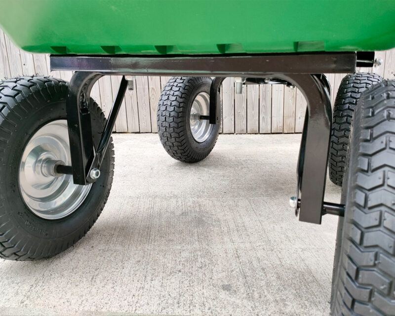 The wheels and axle