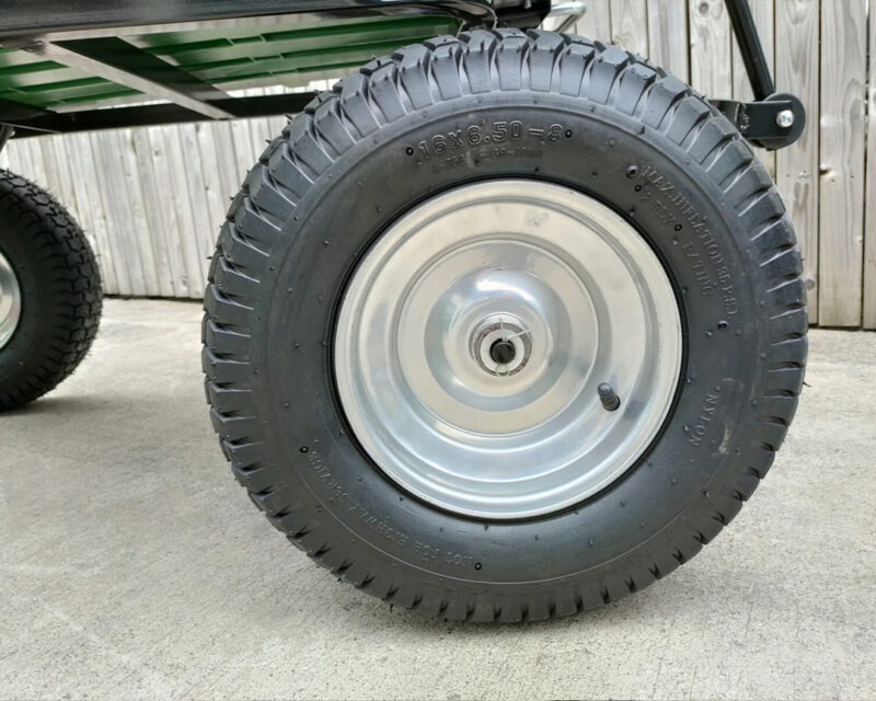 the tip carts' tyres