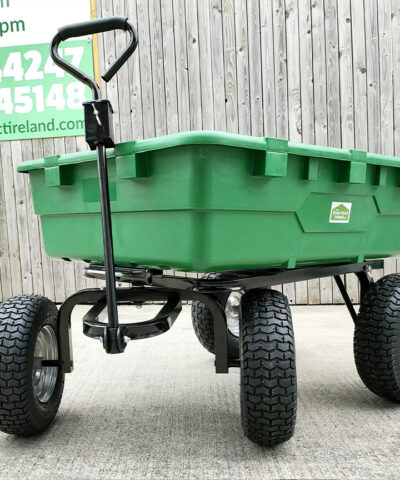 the 250L tip cart in green