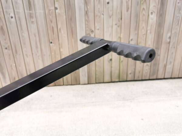 The rubber-handled, easy-grip handles