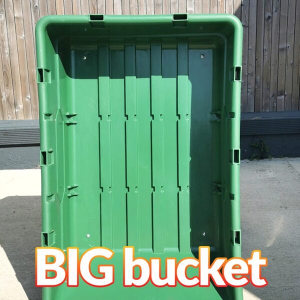 The bucket on it's own from the 250L Tip Cart. It says 'BIG BUCKET' on top of the image.