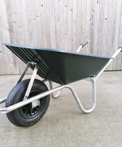 45 degree angle of a Steel Wheelbarrow