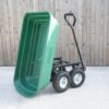 Tipping Utility Cart from Sheds Direct Ireland in the tipping position