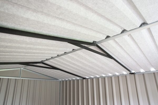 PVC clad Steel shed interior metal frame