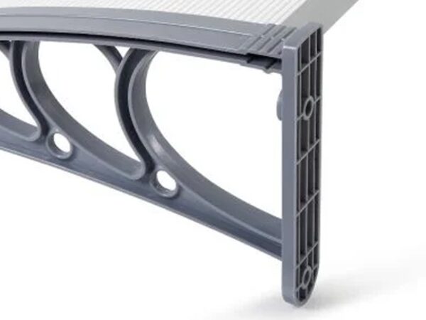 Detail on the polycarbonate bracket from Sheds Direct Ireland