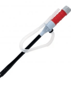 The Fuel Pump with red handle and black long tube