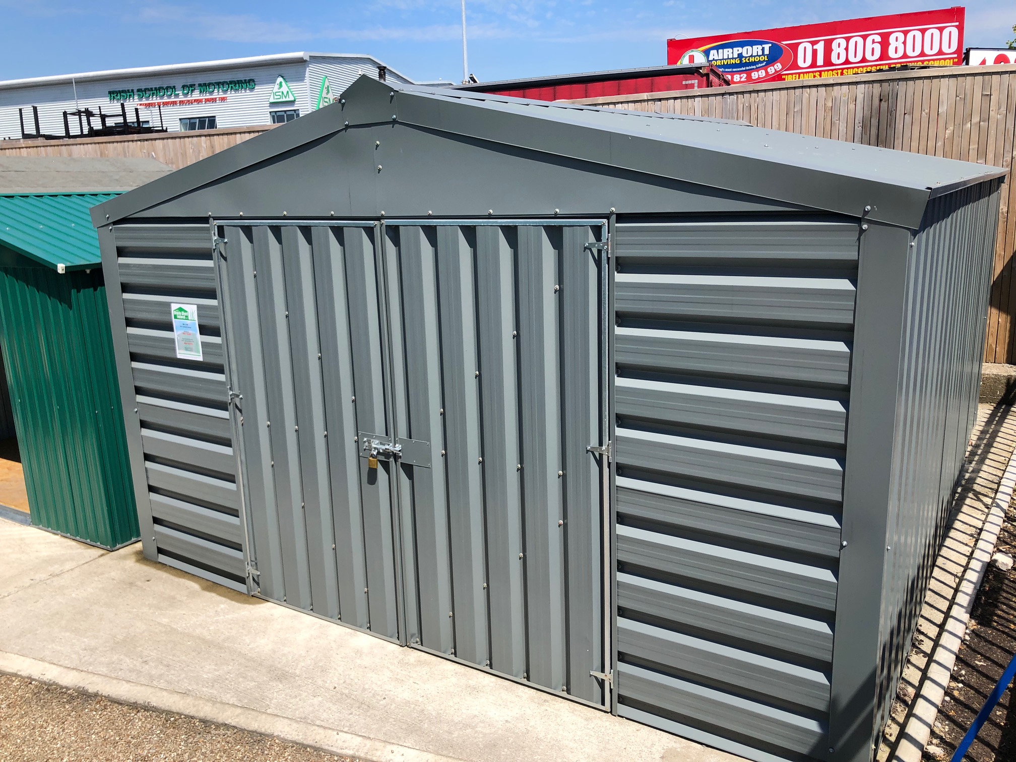 pvc cladded garages - car storage like no other - sheds