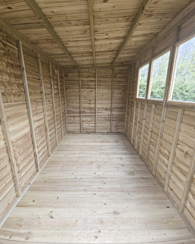 Inside looking towards the back wall