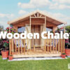A customers taken shot of the Sheds Direct Ireland Wooden Chalet