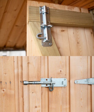 The internal and external bolt locks
