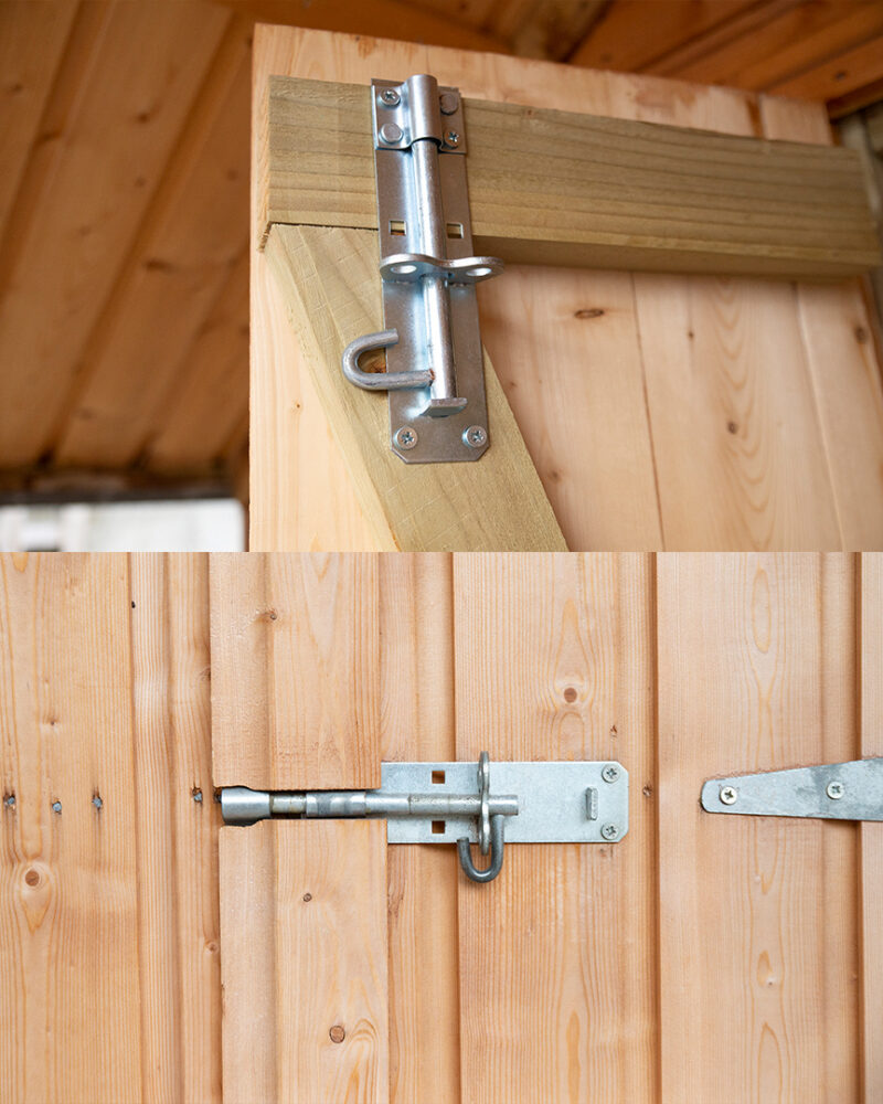 The internal and external bolt locks