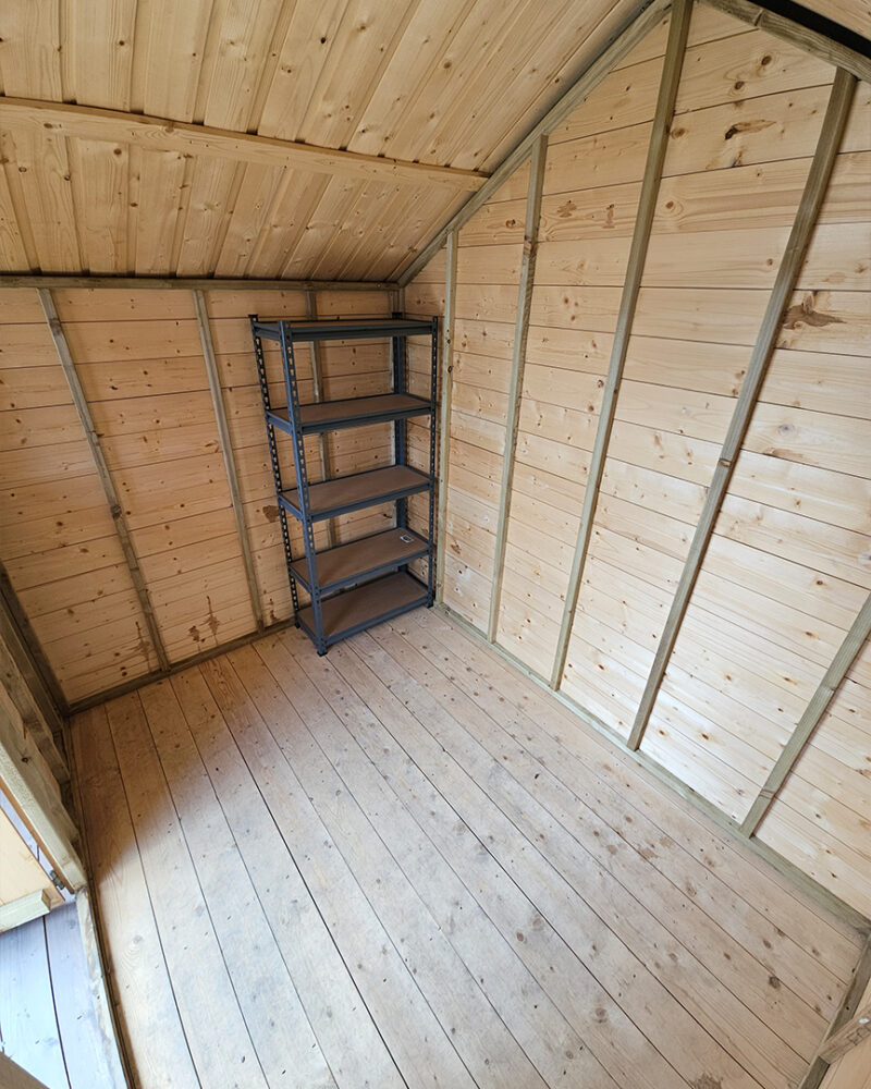 Interior of the Chalet Shed