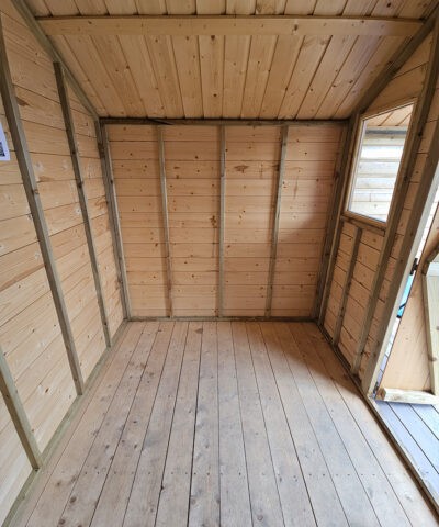 Inside view of the walls