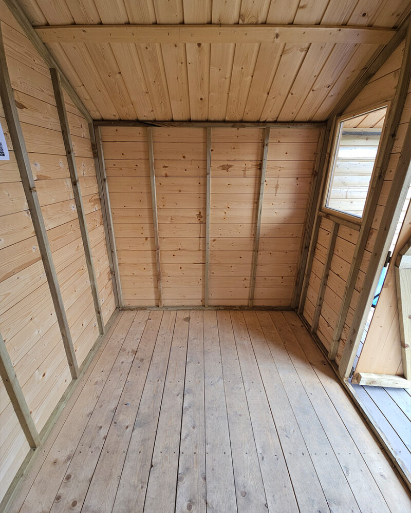 Inside view of the walls