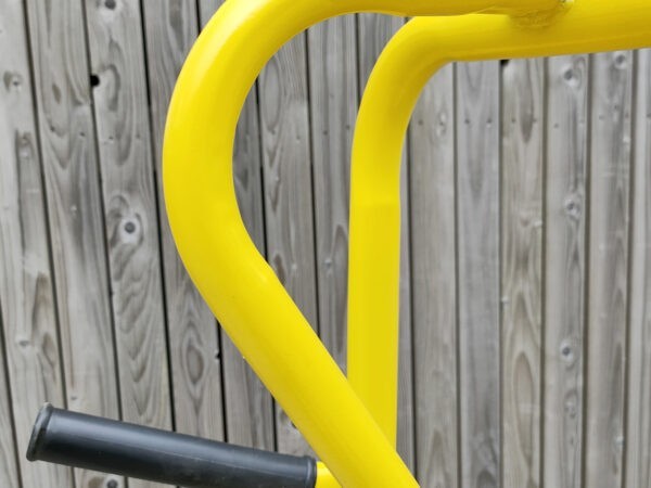 The p-handle on the back