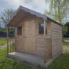 The Wooden Lodge shed in a Dublin Garden