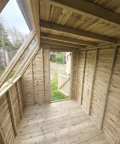 interior, potting shed