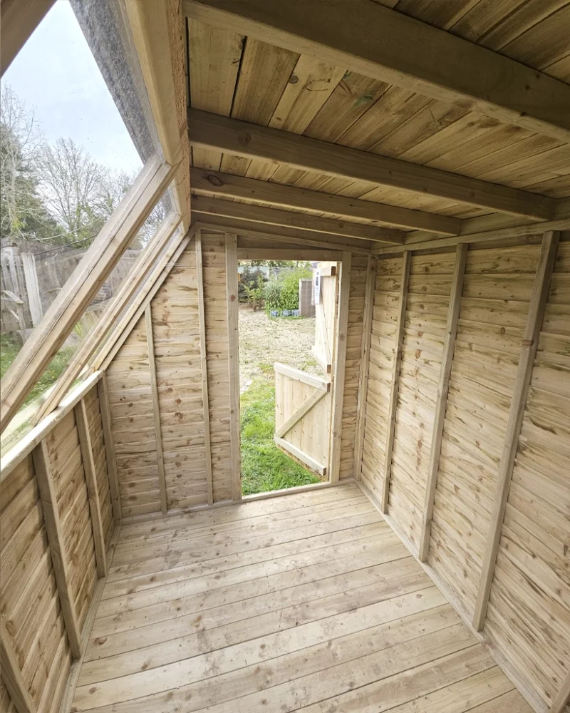 interior, potting shed