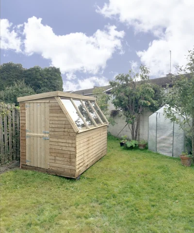 potting shed in a garden in Dublin