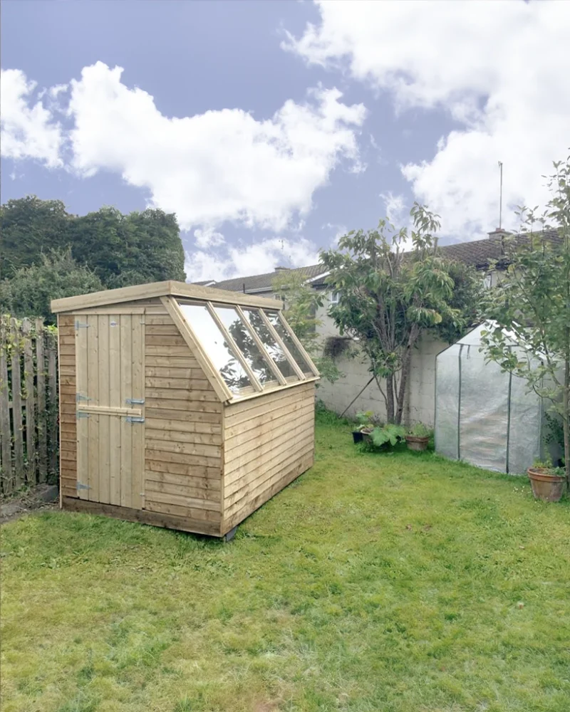 potting shed in a garden in Dublin
