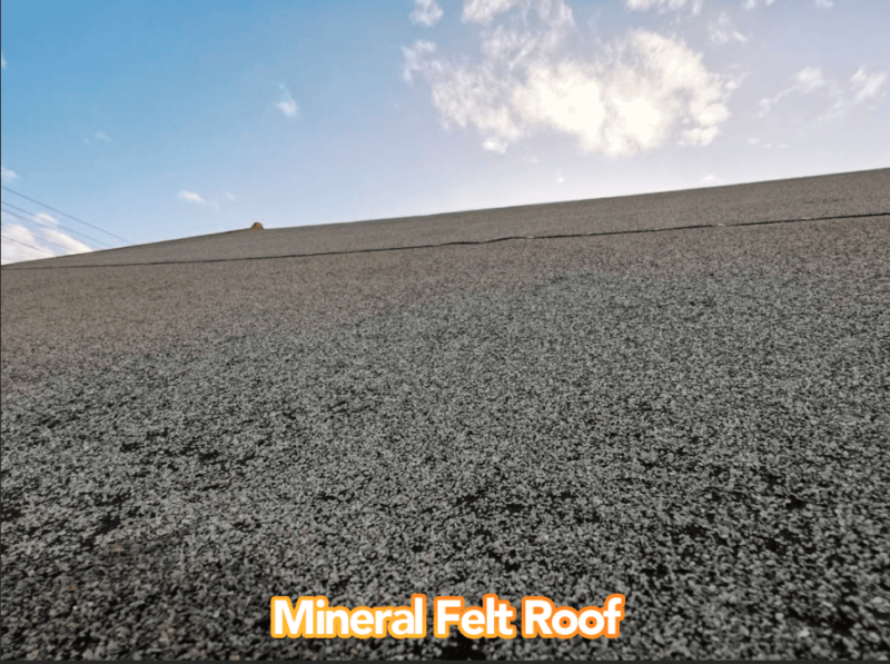 Mineral Felt Roof