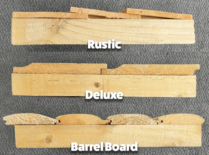 Wood Types, Rustic, Deluxe, Barrel Board