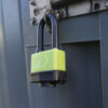 padlock from sheds direct ireland on a bolt lock