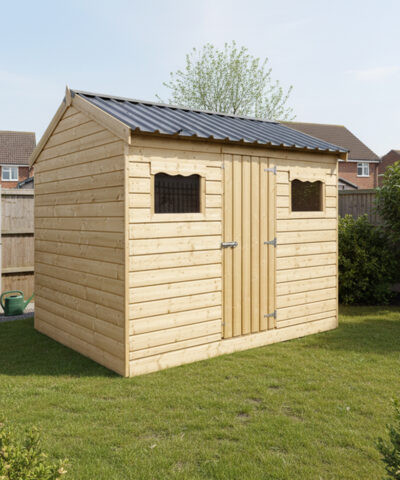 A wooden Cottage shed