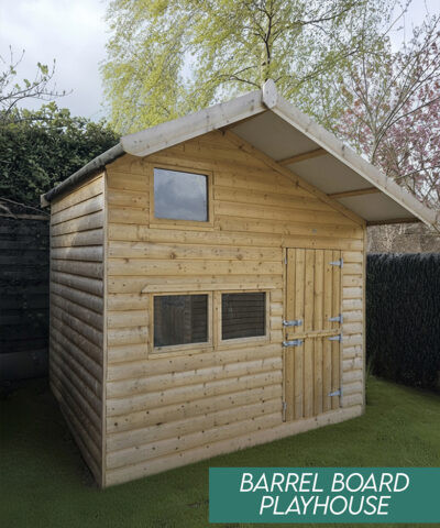 Barrel Board Playhouse