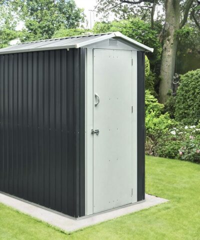 The 4ft x 6ft shed from sheds direct ireland in a garden in Lucan