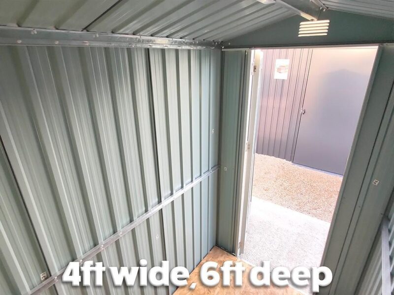 The Fantastic 4X6 Steel Garden Shed - Image 2
