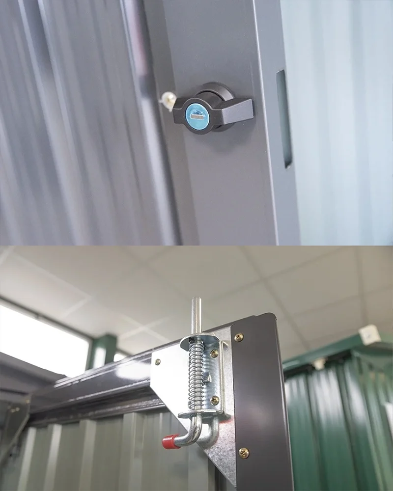the external clasp lock and internal bolt lock