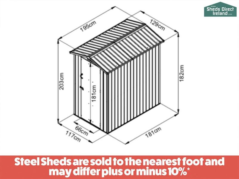 4ft x 6ft shed dimensions