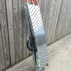 Side profile of the folding ramp
