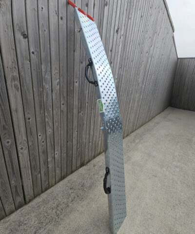 The folding ramps unfolded