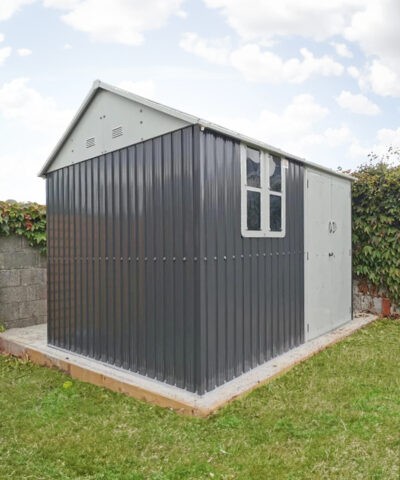 10ft x 7.5ft steel cottage shed