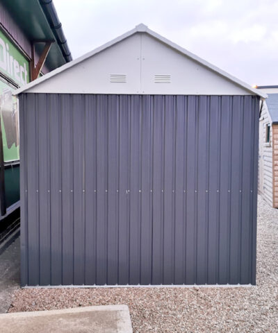 side view of the shed