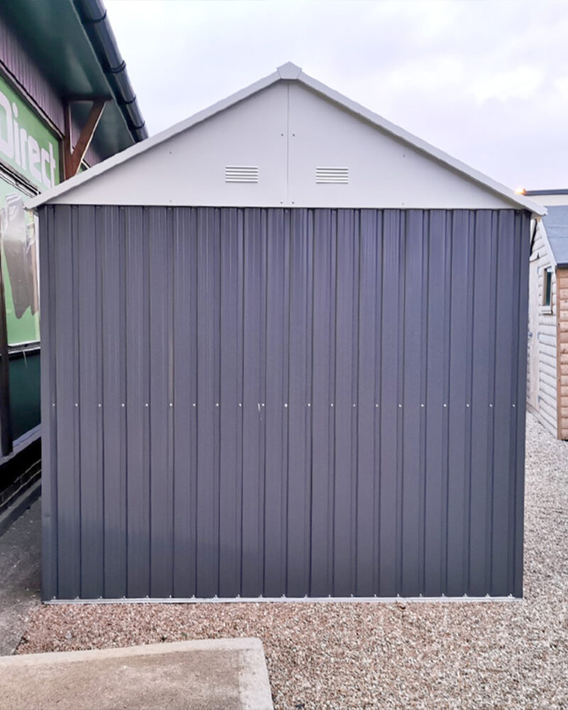 side view of the shed