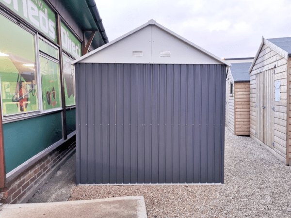 The side profile of the largest cottage shed, the 10ft x 7.5ft