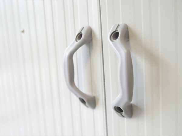 The door handles